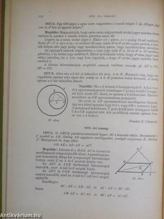 Matematikai versenytételek I-II.