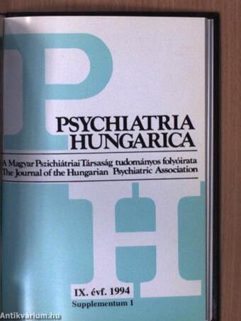 Psychiatria Hungarica 1992/1-6./Supplementum I.