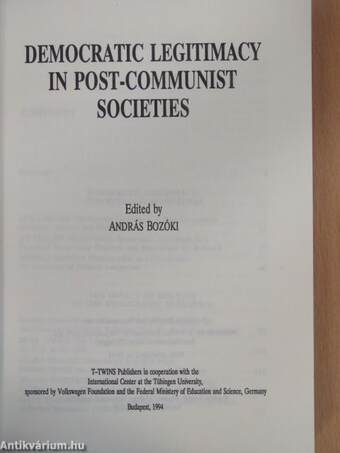 Democratic Legitimacy in Post-Communist Societies