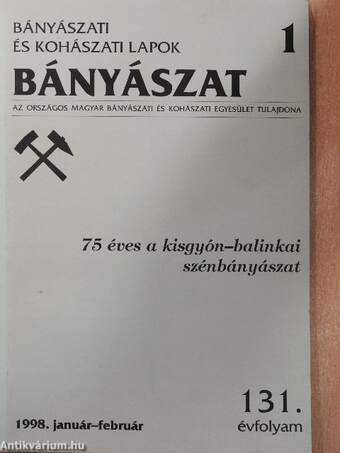 Bányászat 1998. január-december