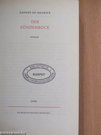 Der Sündenbock