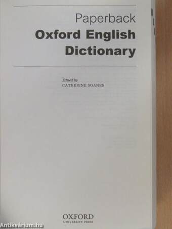 Oxford English Dictionary