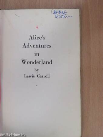 Alice in Wonderland