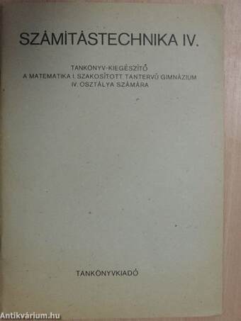 Számítástechnika IV.