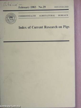 Index of Current Research on Pigs February 1983.