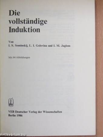 Die vollständige Induktion