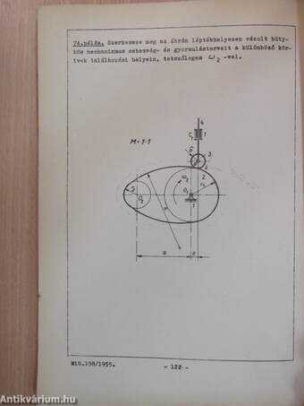 Válogatott fejezetek a mechanizmusok elméletéből