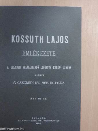 Kossuth Lajos emlékezete