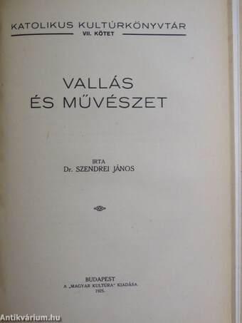 Nagy kérdések útján/Vallás és művészet