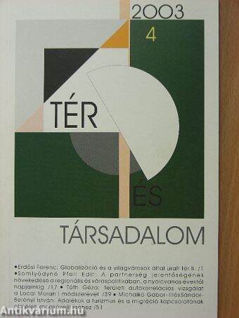 Tér és Társadalom 2003/4.