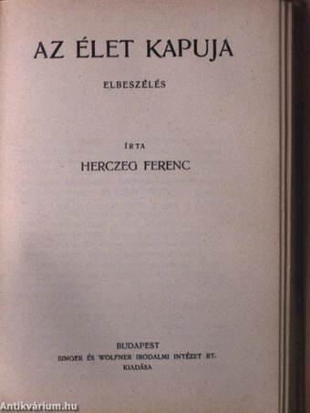 A fogyó Hold/Az élet kapuja