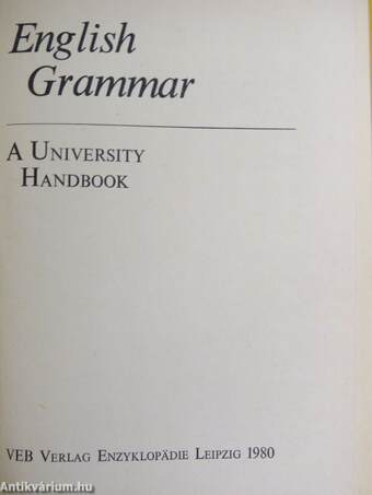 English Grammar