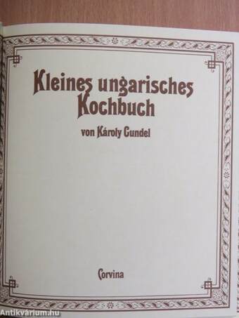 Kleines ungarisches Kochbuch