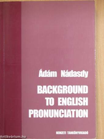 Background to english pronunciation