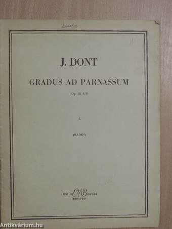 Gradus ad Parnassum I.