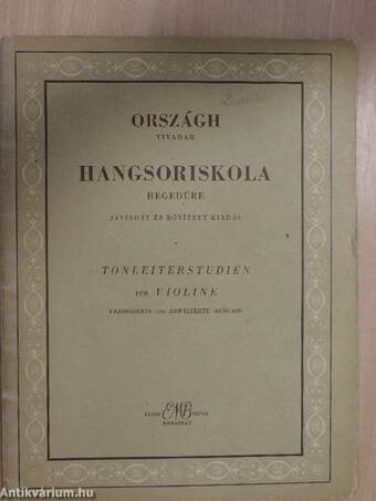 Hangsoriskola hegedűre