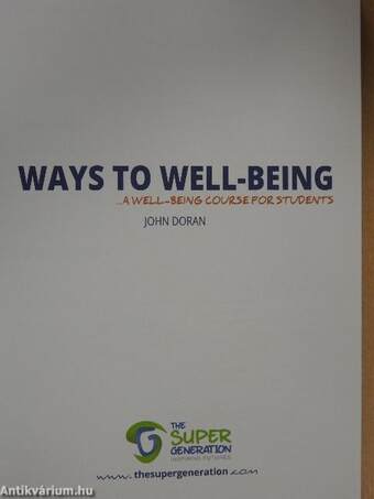 Ways to Well-being