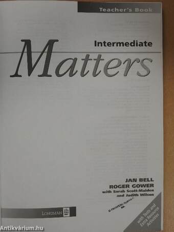 Matters - Intermediate - Teacher's Book