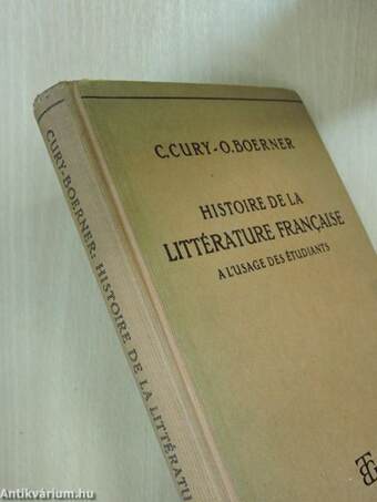 Histoire de la littérature francaise