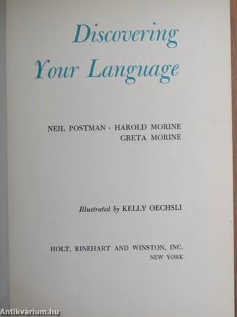 Discovering Your Language