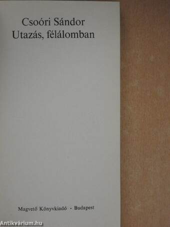 Utazás, félálomban