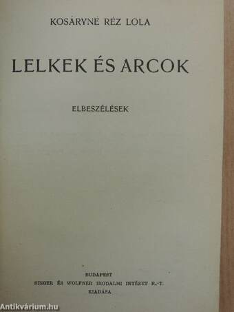 Lelkek és arcok