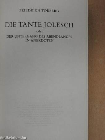 Die Tante Jolesch