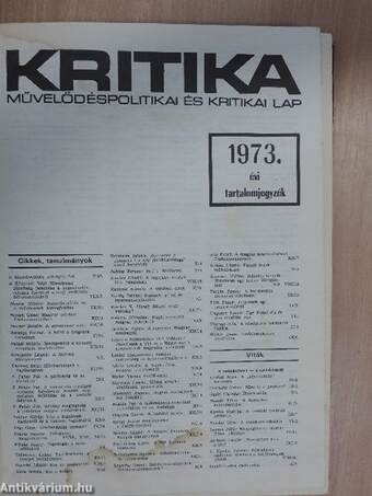 Kritika 1973. január-december