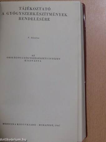 Tájékoztató a gyógyszerkészítmények rendelésére