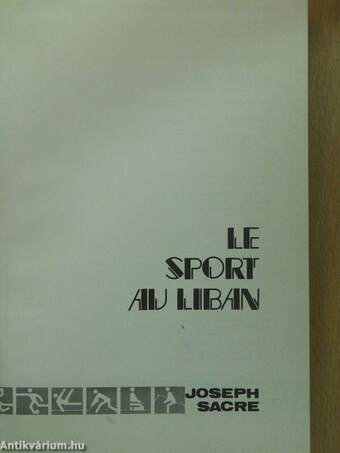 Le sport au Liban (dedikált példány)