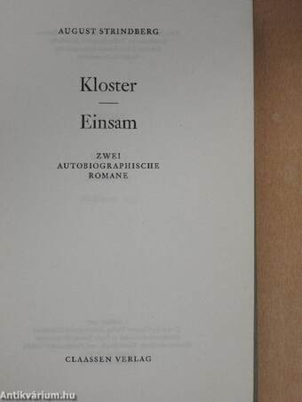 Kloster/Einsam