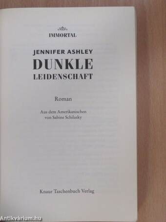 Dunkle Leidenschaft