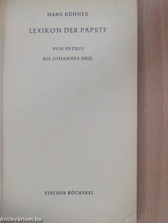 Lexikon der Päpste