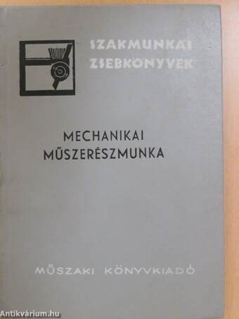 Mechanikai műszerészmunka