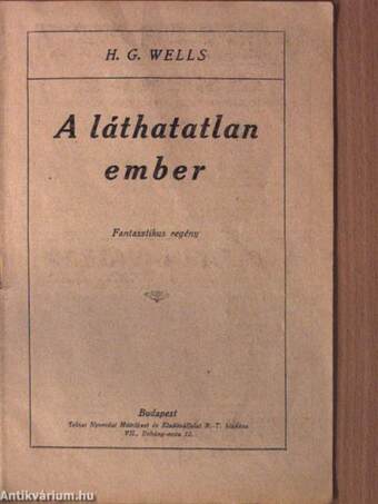 A láthatatlan ember I-III.