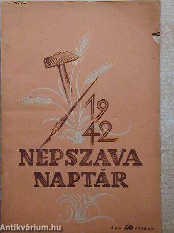 Népszava naptár 1942