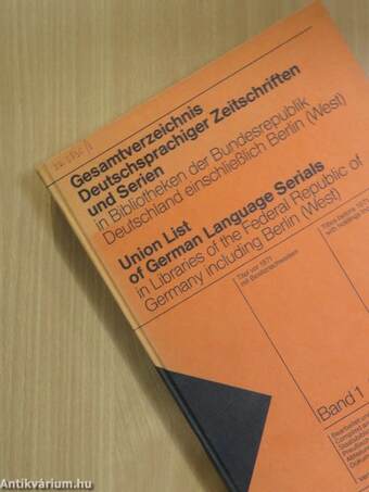 Gesamtverzeichnis Deutschsprachiger Zeitschriften und Serien 1-2.