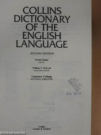 Collins Dictionary of the English Language