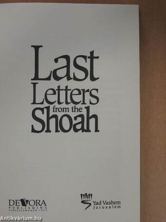 Last Letters from the Shoah