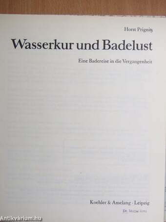 Wasserkur und Badelust