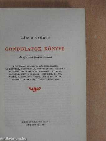 Gondolatok könyve