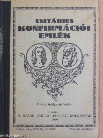 Unitárius konfirmációi emlék