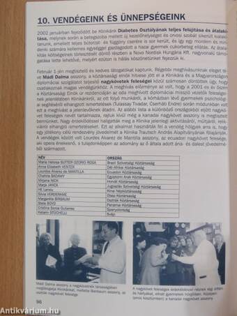 A Semmelweis Egyetem Általános Orvostudományi Kar I. sz. Gyermekklinika évkönyve 2002