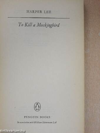 To Kill a Mockingbird