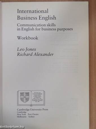 International Business English - Workbook