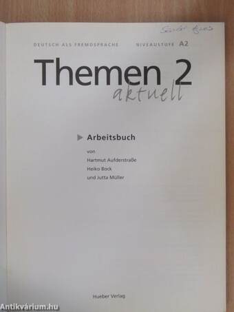 Themen aktuell 2 - Arbeitsbuch