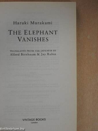 The Elephant Vanishes