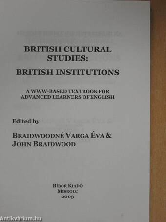 British Cultural Studies: British Institutions