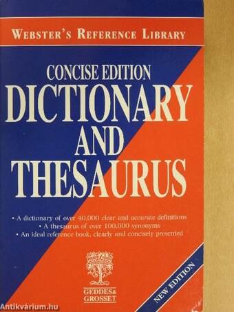 Concise Edition Dictionary and Thesaurus