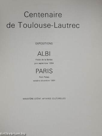 Centenaire de Toulouse-Lautrec